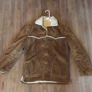 Mcgregor Brand corduroy Fur Lined Coat